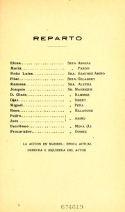 Cover of: El recuerdo: comedia en tres actos original y en prosa