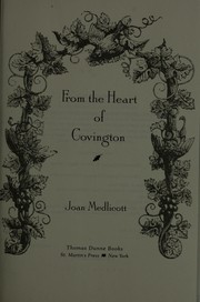 Cover of: From the heart of Covington | Joan A. Medlicott