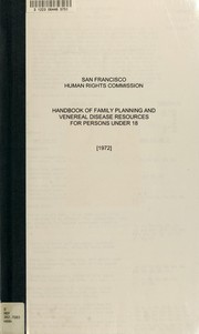 Cover of: [Handbook of family planning and venereal disease resources for persons under 18]
