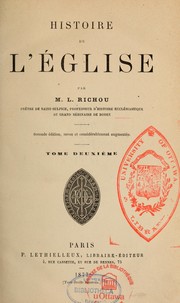 Cover of: Histoire de l'Eglise by Lڳeon Richou