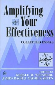 Cover of: Amplifying Your Effectiveness: Collected Essays