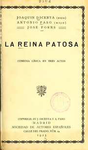Cover of: La reina patosa: comedia lírica en tres actos