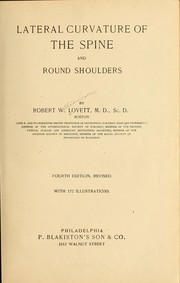 Cover of: Lateral curvature of the spine and round shoulders