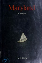 Cover of: Maryland: A Bicentennial History (States and the Nation.)