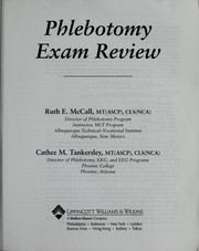 Cover of: Phlebotomy exam review by Ruth E. McCall
