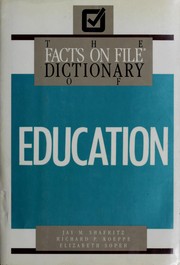 Cover of: The Facts on File dictionary of education