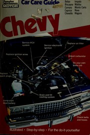 Cover of: Chevy, car care guide