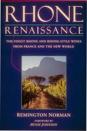 Cover of: Rhone renaissance by Remington Norman