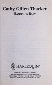 Cover of Hannah's baby