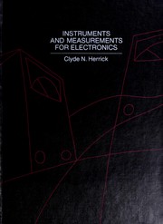 Cover of: Instruments and measurements for electronics