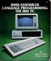 Cover of: 8088 assembler language programming: theIBM PC
