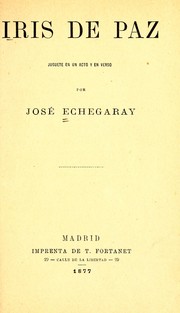 Cover of: Iris de paz: juguete en un acto y en verso