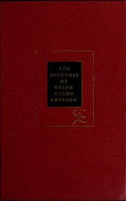 Cover of: Journals. by Ralph Waldo Emerson
