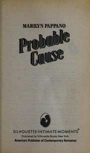 Cover of: Probable Cause