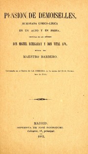 Cover of: Pensión de demoiselles by Pablo Barbero