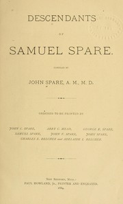 Cover of: Descendants of Samuel Spare
