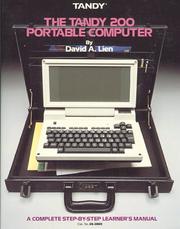 Cover of: The Tandy 200 portable computer by David A. Lien