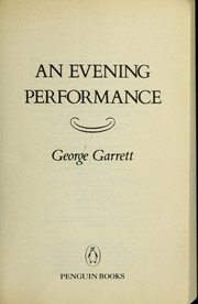Cover of: An evening performance