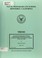 Cover of: An adaptive inspection sampling program for determining coating failure of Nimitz class aircraft carrier tanks and voids