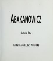 Cover of: Magdalena Abakanowicz by Rose, Barbara.