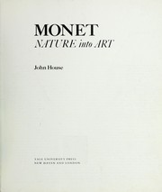 Cover of: Monet: nature into art
