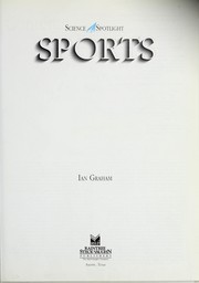 Cover of: Sports by Ian Graham