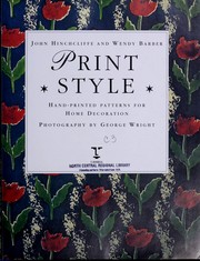 Cover of: Print style: hand-printed patterns for home decoration