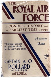 Cover of: The Royal air force: A Concise History from the Earliest Time to 1939.