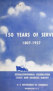 Cover of: 150 years of service, 1807-1957: sesquicentennial celebration.