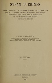 Cover of: Steam turbines by Walter S. Leland