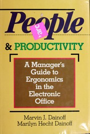 Cover of: People & productivity by M. J Dainoff