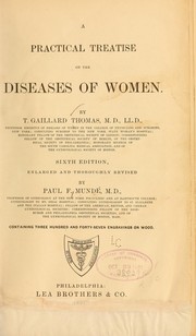 Cover of: A practical treatise on the diseases of women