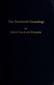 Cover of: The Stockwell genealogy