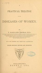 Cover of: A practical treatise on the diseases of women