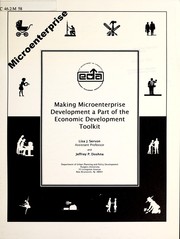 Cover of: Making microenterprise development a part of the economic development toolkit
