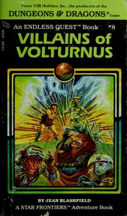 Villains of Volturnus by Jean Blashfield