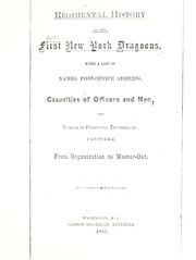 Cover of: Regimental history of the First New York Dragoons by 