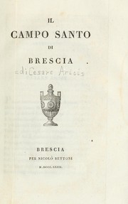 Cover of: Il Campo Santo di Brescia
