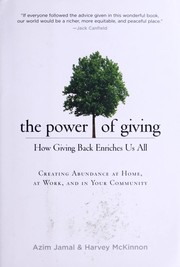 Cover of: The power of giving by Azim Jamal