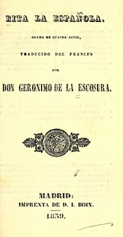 Cover of: Rita la española: drama en cuatro actos