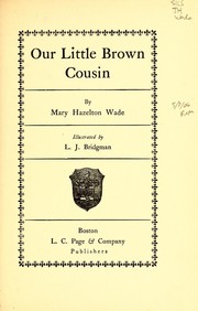 Cover of: Our little brown cousin