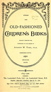 Cover of: Stories from old-fashioned children's books