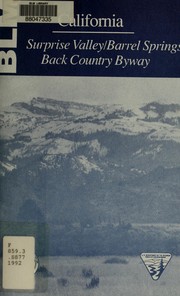 Cover of: Surprise Valley/Barrel Springs back country byway: a self-guiding tour