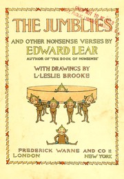 Cover of: The jumblies and other nonsense verses by Edward Lear