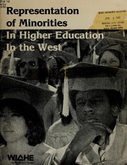 Cover of: Representation of minorities in higher education in the West.