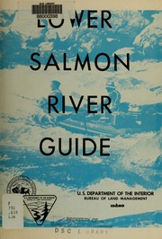 Lower Salmon River guide by United States. Bureau of Land Management.