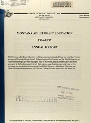 Cover of: Montana adult basic education 1996-1997: annual report