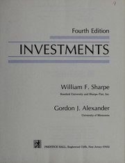 Cover of: Investments by Sharpe, William F.