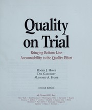 Cover of: Quality on trial by Roger J. Howe