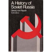 Geschichte des bolschewistischen Russland by Georg von Rauch